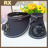 Breathable Cooling Fan Hat Fan Sun Visor Hat Fishing Hat Cooling Peaked Hat Usb Charging Hat Fan For