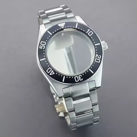 40mm NH35 NH36 Watch Case Stainless Steel Strap For NH34 NH35 NH36 NH38 NH70 4R36 Movement Watch Rep