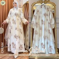 GAMIS LEBARAN 2025 MIDI DRESS #7. Matt: Ceruti Plisket Premium+ada Furing. PJ.120. LD.100-110. Impor