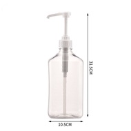 Botol Sirup Plastik 1600 ML Pompa Sirup Tempat Sirup Sugar Botol Pump Botol Sauce Pompa Sugar Botol