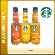 STARBUCKS Flavoured Syrup for Coffee 375ml - Vanilla / Caramel / Hazelnut