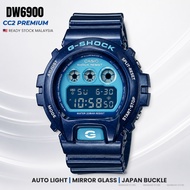 DW6900 CC2 Blue Premium  Digital Watch | Auto Light | Mirror Glass