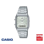 CASIO นาฬิกาข้อมือ CASIO รุ่น AQ-230A-7AMQYDF วัสดุสเตนเลสสตีล สีเงิน