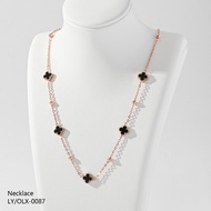 Titanium Clover Necklace 0 Anti-Rust Anti-Fade Women's Jewelry Women's Fashion