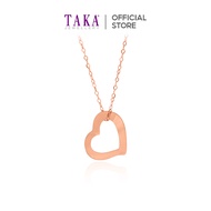 TAKA Jewellery Dolce 18K Gold Necklace Heart