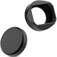 Haoge ฝาครอบเลนส์สำหรับ Fujifilm ทรงสี่เหลี่ยม X-E5 & XF 23มม. ชุด F2.8 Fujinon XF27mmF2.8 R WR Lens