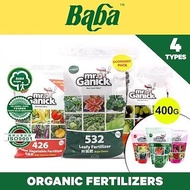 BABA Mr Ganick Organic Fertilizer (400g / 3Kg)