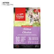 Orijen Cat Food [Kitten] โอริเจน อาหารสูตรลูกแมว เกรดซูเปอร์พรีเมี่ยม รวมทุกขนาด 340ก. / 1.8กก. / 5.