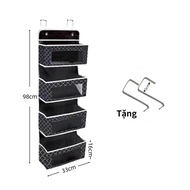 [BH5 năm] Đa năng túi treo tường Túi lưu trữ dung tích lớn Túi Đựng Đồ trữ lý quần áo Đồ Chơi 3 ngăn