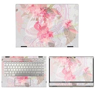 decalrus - Protective Decal Floral Skin Sticker for HP Pavilion X360 14M-CD0003DX (14