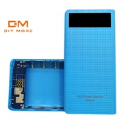 DIYMORE Micro Type-C Portable Power Bank Case Charging Box Digital For 6x18650 Battery