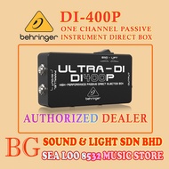 BEHRINGER ULTRA-DI DI400P 1-CHANNEL PASSIVE INSTRUMENT DIRECT BOX (DI-400P)