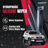 Kamatto Wiper Toyota FJ Cruiser (2010-2016) Hydrophobic Silicone Windshield Wiper Water Repelling Co