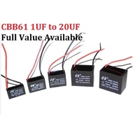 Capacitor 450v4uF fan starting capacitor 450v motor capacitor