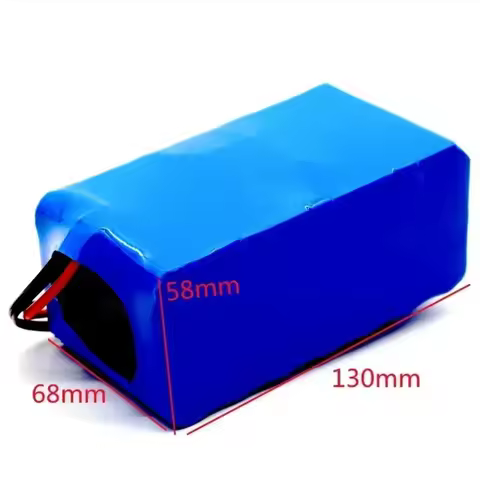 7S3P 18650 Lithium-Ion Battery: 24V 10Ah (25.2V 10000mAh) Rechargeable Pack for 29V Motor Equipment