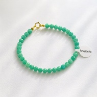 Amazonite Bracelet - 4mm Faceted - High Quality - Genuine Natural Stone - No Dye