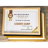 Photo Frame - Certificate Frame 20x30cm / 30x40cm - Composite Frame, Mica Surface Wall Mounted Desk 