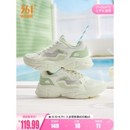 361 Sneakers Women 2026 Summer Mesh Breathable Daddy Shoes Lightweight Leather Surface Waterproof Ca