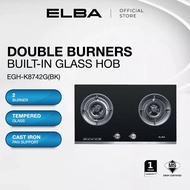 ELBA Burners Built-in Glass Hob EGH-K8742G(BK)