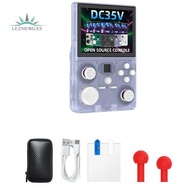 DC35V Handheld Retro Game Console 3.5Inch IPS Screen Replaceable Joystick Supports 30+ Emulators Poc