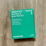 全新Innisfree綠茶A醇修護三件組悅詩風吟綠茶籽玻尿酸保濕精華A醇淨膚超修護安瓶香榧積雪草修護霜正品正貨韓國保養