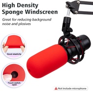 SUNMON HyperX QuadCast Boom Arm - Red Boom Arm สำหรับ Hyper X QuadCast พร้อมตัวกรองป๊อป QuadCast สีแ