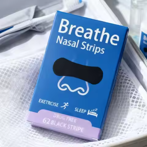 Breath Nasal Strips,Lavender Scent Sleeping Nose Strip,Exercise Air Intake and Improve Sleep Strong
