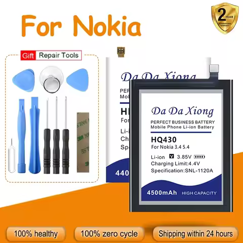 New HQ430 V3760T CN110 Battery For Nokia Sirocco Asha C2 2 3.1 3.4 5 5.4 6 N6 6.1 7 7.1 8 9 X71 N78