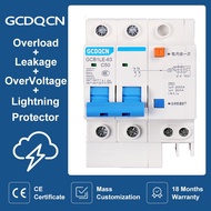 DZ47LE RCBO with SPD Lightning Protection Residual Current Circuit Breaker with Surge Protector Smal