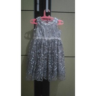 / dress, silver girls' dress, grey/grey