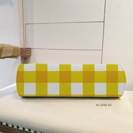 經典印花 亞麻編織圓柱枕 2個/組  經典格子