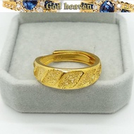 Net red explosion gold ring men and women couple models ring 916 gold ring to send friends gift jewelry salehot