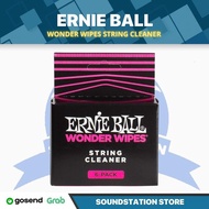 Ernie Ball Wonder Wipes String Cleaner, 6 Pack - String Cleaner