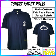 T-Shirt Kadet Polis Uniform Lengan Pendek (Baju Tshirts KOKURIKULUM KADET POLIS)