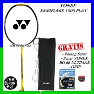 Yonex Nanoflare 1000 Original Badminton Racket Play Lighting Yellow