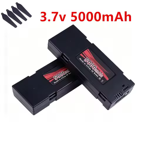 3.7V 5000mah For E88 E88PRO E88MAX E525 E99 E99PRO P1 P5PRO K3 S1 P8 E100 S98 F185 F195 RC Quadcopte