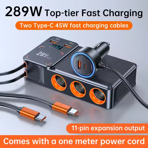 New model something 45something fast charging multi-function one-tow-three Extender on-board convert