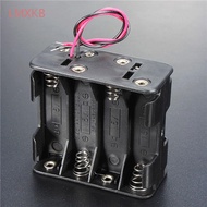 LMXKB Battery Holder Box High Quality Safety 12 Volt 12V with Wire Lead 8 AA Batteries Rechargeable 