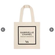 代購‼️ 正版 英國 V&amp;A x Gabrielle Chanel Fashion Manifesto 帆布袋 環保袋 Tote Bag