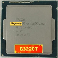 Pentium G3220T G3220T 2.60 GHz Dual Core LGA 1150 22นาโนเมตรซีพียูตั้งโต๊ะโปรเซสเซอร์