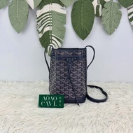 《荃灣實體店》GOYARD Petit Flot 藍色印花水桶包