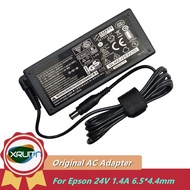 24V 1.4A 1.3A 1.37A A441H A291E Original AC Adapter for  Epson Scanner & Printer J143A 2480 3590 449