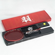 ALPSPORT น้ำหนักเบาเป็นพิเศษใยคาร์บอนเต็มรูปแบบไม้แบดมินตันใหม่28LBS 6U ฝึกซ้อมการแข่งขันระดับมืออาช