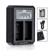 JJC NP-W126 USB Charger for Fujifilm NP-W126 NP-W126S Battery for Fuji X100V, X-PRO3, X-PRO2, X-T3, 