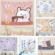 HOLA Wall Coverings Cute Design Wall Fabric Wall Backdrop Hanging DIY