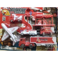 1 SET OF DELIVERI XPRES TRANSPORTATION TOYS