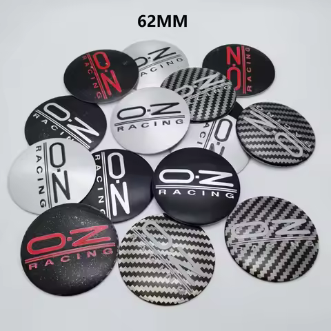 4pcs 62mm O.Z OZ Racing Logo Emblem Car Stickers Styling Accessories for OZ Car Wheel Center Caps Ri