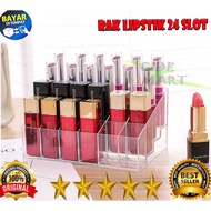 MC 24-slot Lipstick Rack Lipstick Storage/ Makeup Organizer/ 24-slot Acrylic Lipstick Cosmetic Rack