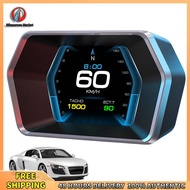 Winnereco Universal Car HUD ON-BD & GPS ระบบคู่ความเร็วความเร็วความเร็วแบบดิจิตอลสำหรับรถยนต์ส่วนใหญ