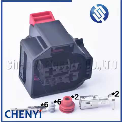 1 set 8 Pin female Automotive headlight plug waterproof connector socket 4K8 973 708 for A4L Q5 A6L